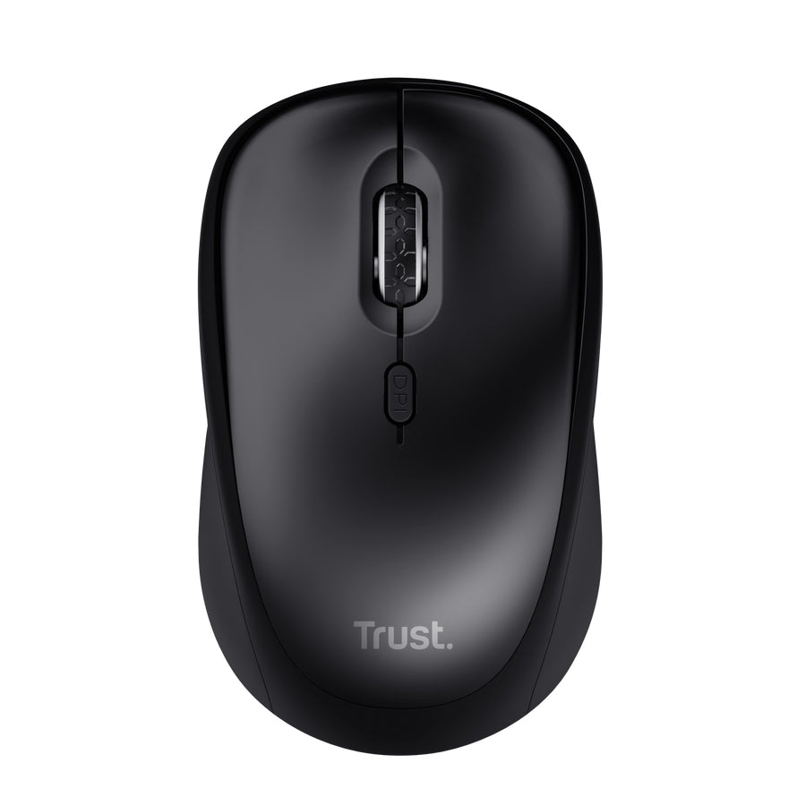 Trust Yvi+ Maus Haus Beidhändig RF Wireless Optisch 1600 DPI