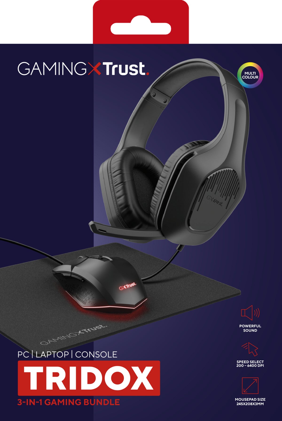 Trust GXT 790 Kopfhörer Kabelgebunden Kopfband Gaming Schwarz