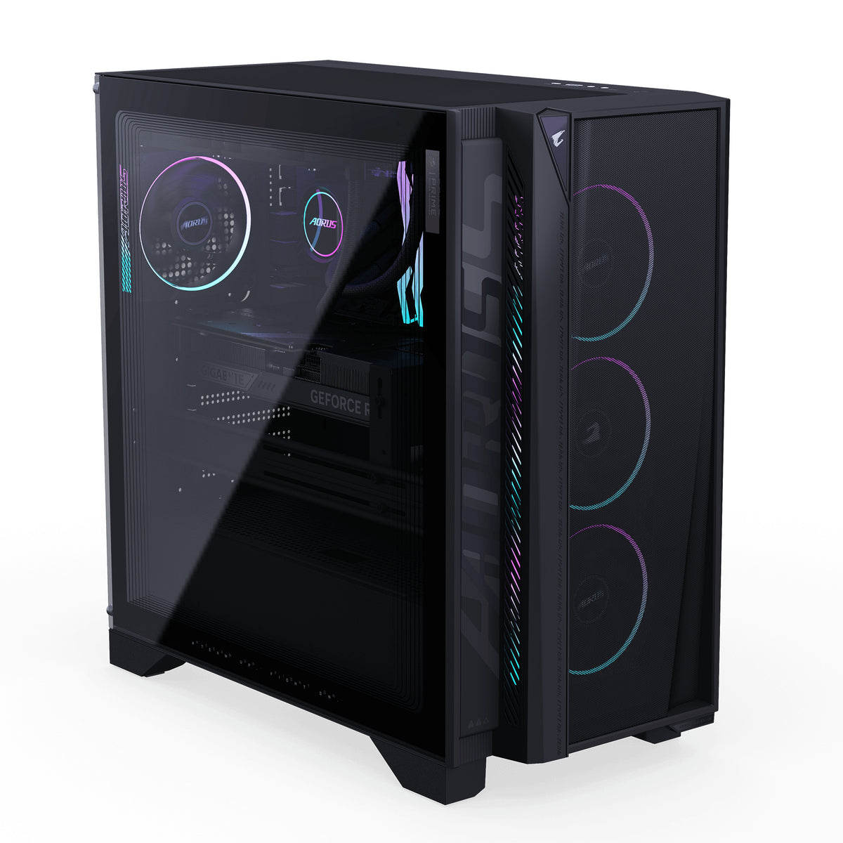GIGABYTE AORUS PRIME 5 Gaming Desktop PC - AMD Ryzen 7 9800X3D, RTX 5070 Ti 16G, 32GB DDR5-SDRAM, 2000GB SSD, Windows 11 Home
