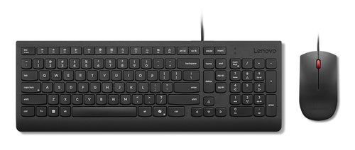 Lenovo 4X31R64434 Tastatur Maus enthalten Heimbüro USB Französisch, Deutsch, Schweiz Schwarz