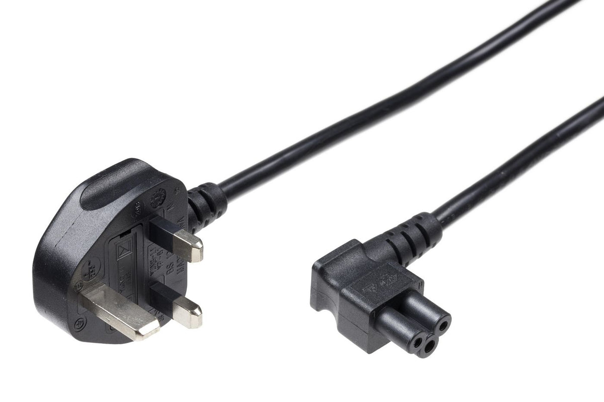 Microconnect PE090818A Stromkabel Schwarz 1,8 m Netzstecker Typ G C5-Koppler