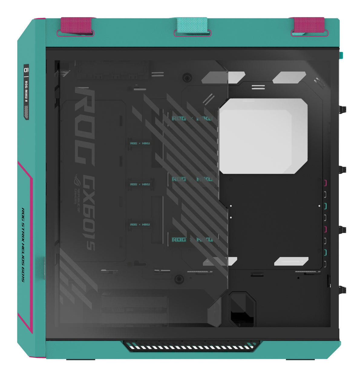 ASUS ROG Strix Helios II Hatsune Miku Edition Midi Tower Mehrfarbig