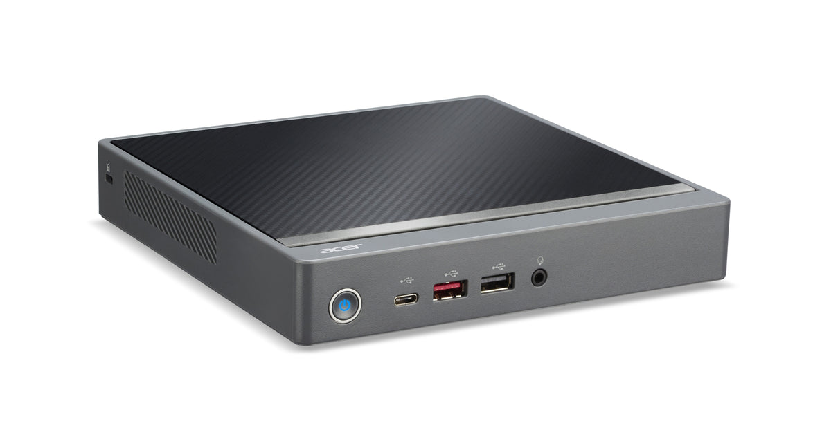 Acer Veriton 2000 Mini N2595GT Intel Core 3 100U 8 GB DDR5-SDRAM 256 GB SSD FreeDOS Mini PC Mini-PC Schwarz