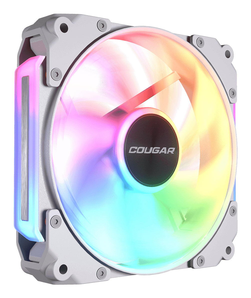 COUGAR Gehäuse Lüfter Apolar 120 ARGB, Reverse Blade, Weiß