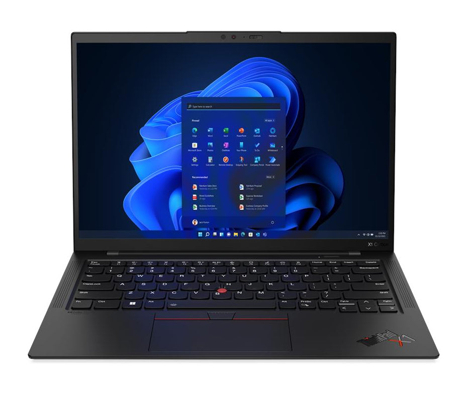 T1A Lenovo ThinkPad X1 Carbon Gen 10 Refurbished Intel® Core™ i7 i7-1265U Laptop 35,6 cm (14") 16 GB LPDDR5-SDRAM 1 TB SSD Windows 11 Pro Deutsch Schwarz