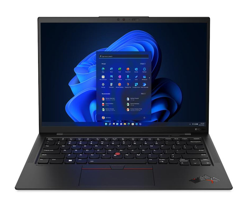 T1A Lenovo ThinkPad X1 Carbon Gen 10 Refurbished Intel® Core™ i7 i7-1265U Laptop 35,6 cm (14") 16 GB LPDDR5-SDRAM 1 TB SSD Windows 11 Pro Deutsch Schwarz