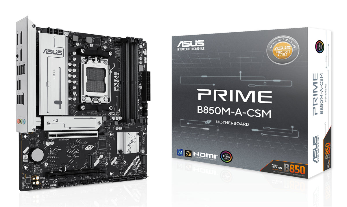 ASUS PRIME B850M-A-CSM AMD B850 Sockel AM5 micro ATX