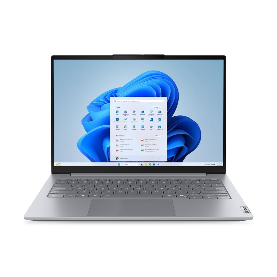 Lenovo ThinkBook 14 G9 IRL Intel Core 5 210H Laptop 35,6 cm (14") Full HD 16 GB DDR5-SDRAM 512 GB SSD Wi-Fi 7 (802.11be) Windows 11 Pro Grau Englisch