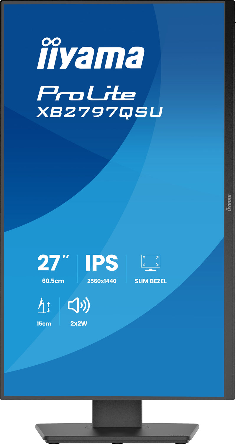 iiyama ProLite XB2797QSU-B1 Computerbildschirm 68,6 cm (27") 2560 x 1440 Pixel Quad HD LED Schwarz