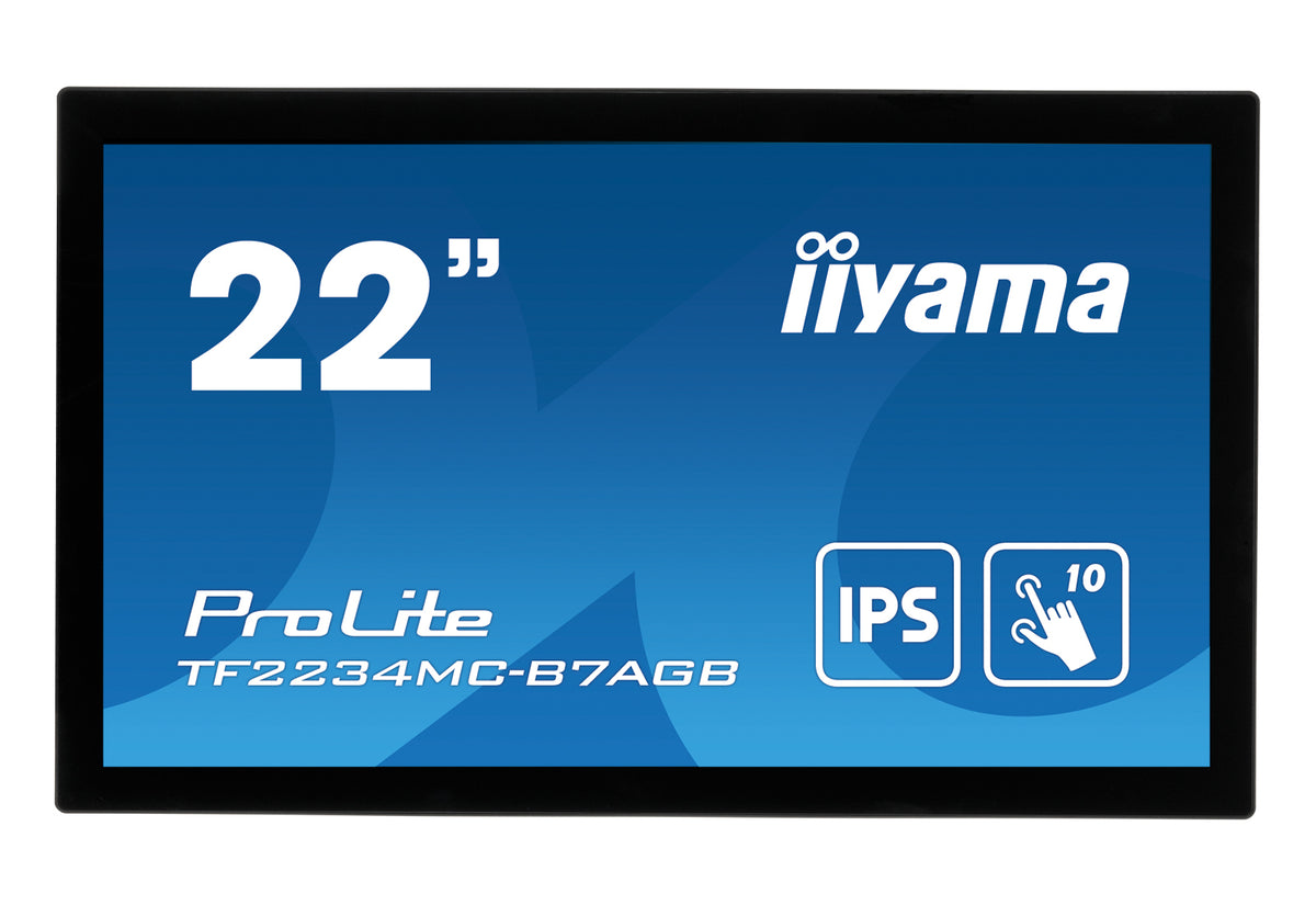 iiyama ProLite TF2234MC-B7AGB Computerbildschirm 54,6 cm (21.5") 1920 x 1080 Pixel Full HD LED Touchscreen Multi-Nutzer Schwarz