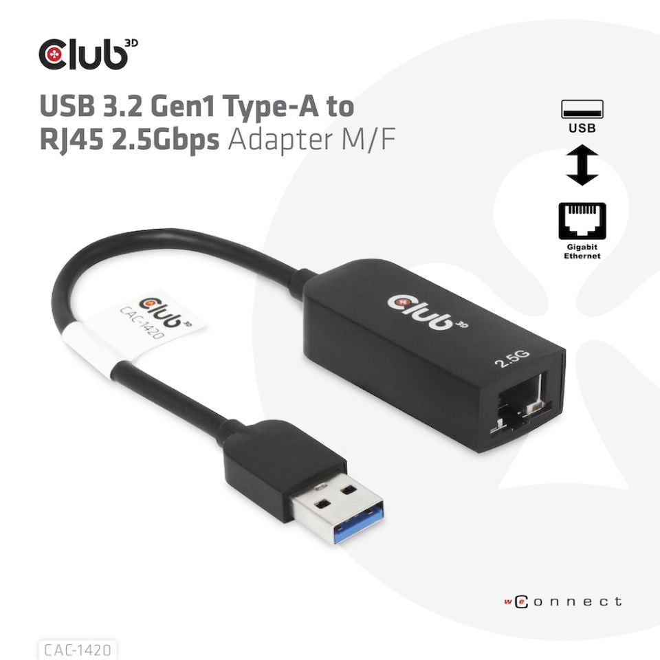 CLUB3D CAC-1420 Netzwerkkarte Ethernet 2500 Mbit/s