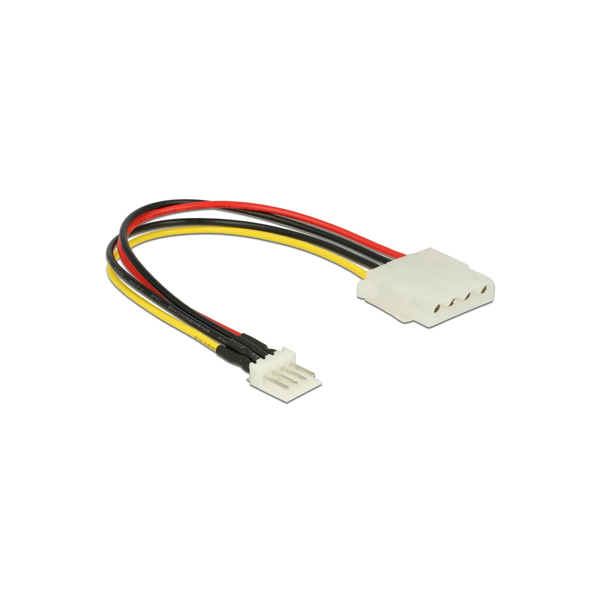 Floppy Stecker - Molex Stromadapter, 15cm