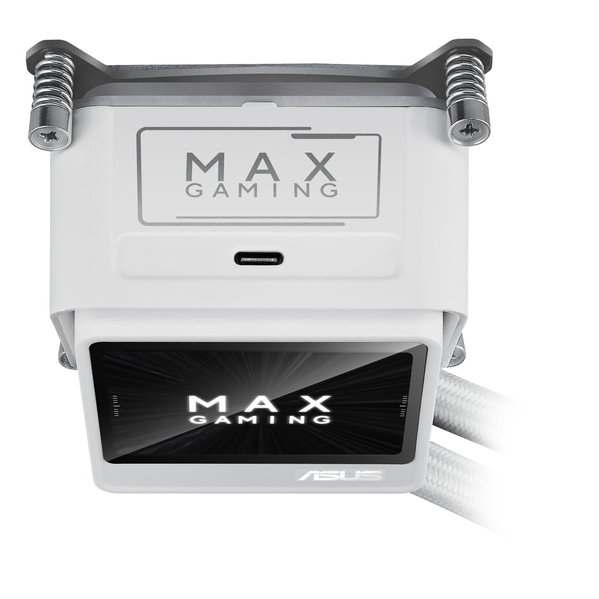 ASUS MAX Gaming LC 360 ARGB LCD White Edition Prozessor All-in-One-Flüssigkeitskühler 12 cm Weiß
