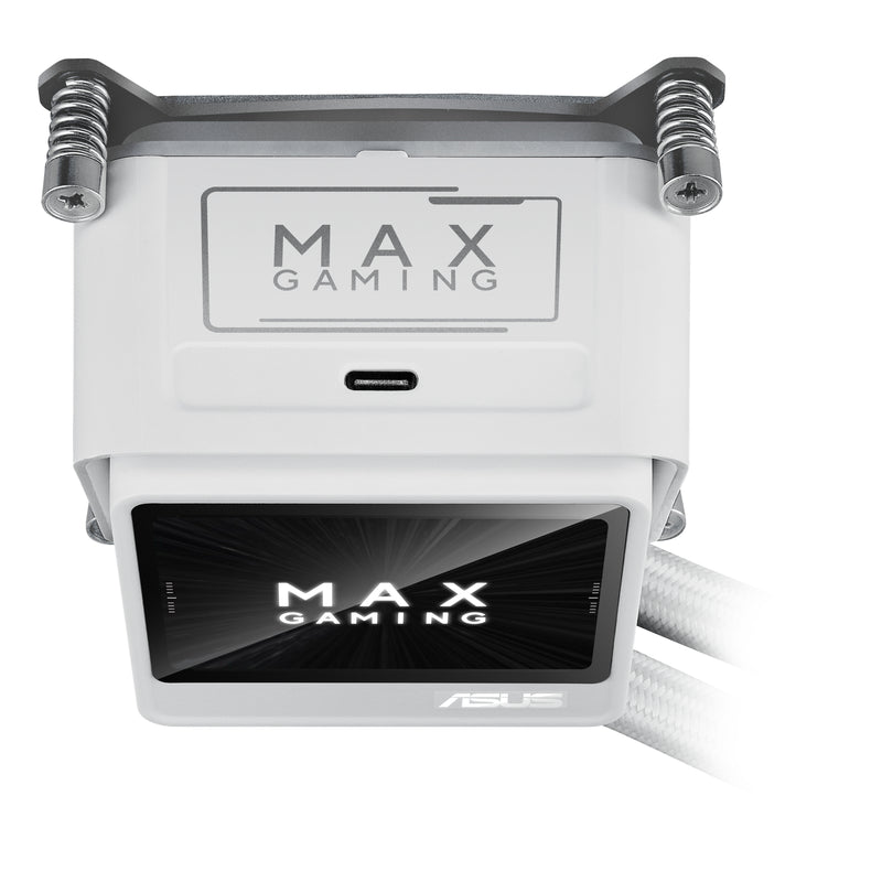 ASUS MAX Gaming LC 360 ARGB LCD White Edition Prozessor All-in-One-Flüssigkeitskühler 12 cm Weiß