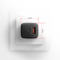 AXAGON ACU-PQ30 Ladegerät QC3.0, 4.0/AFC/FCP/PPS/Apple + PD USB-C, 30W - schwarz