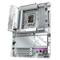 GIGABYTE B860 AORUS ELITE WIFI7 ICE Mainboard - Intel Core Ultra CPUs, 14+1+2+1 Phasen VRM, bis zu 9200MHz DDR5, 1xPCIe 5.0 + 2xPCIe 4.0 M.2, 2,5 GbE LAN, WIFI 7, USB 4