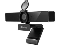 Sandberg 134-45 Webcam 8 MP 3840 x 2160 Pixel USB Schwarz