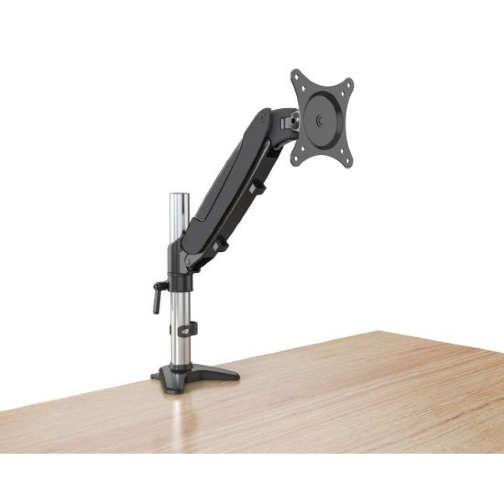 Techly ICA-LCD 111-BK Flachbildschirm-Tischhalterung 68,6 cm (27") Tisch/Bank Schwarz
