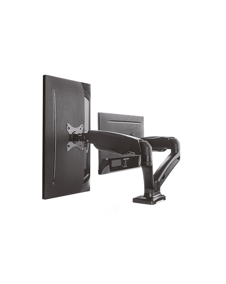 ICY BOX IB-MS304-T, Monitorständer mit Tischhalterung für zwei Monitore bis zu 32’’ (81 cm)