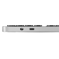 LogiLink ID0213 Tastatur Heimbüro RF Wireless + Bluetooth QWERTZ Deutsch Grau