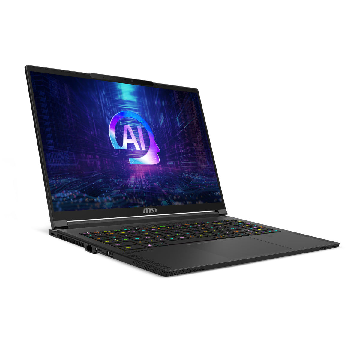 MSI Stealth A16 AI+A3XWHG NVIDIA GeForce AMD Ryzen AI 9 HX 370 Laptop 40,6 cm (16") Quad HD+ 32 GB LPDDR5x-SDRAM 2 TB SSD NVIDIA GeForce RTX 5070 Ti Wi-Fi 7 (802.11be) Windows 11 Home Schwarz