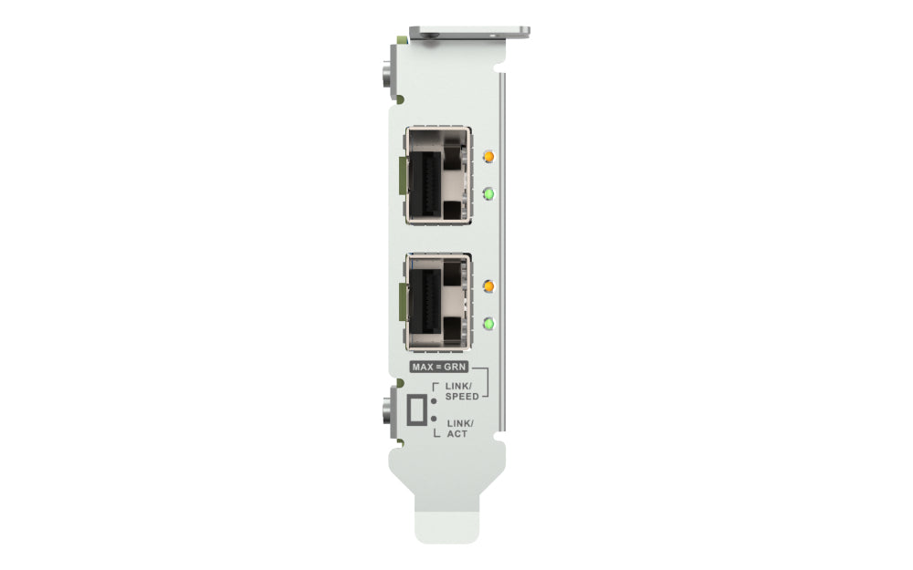 QNAP QXG-25G2SF-E810 Netzwerkkarte Eingebaut Faser 25000 Mbit/s