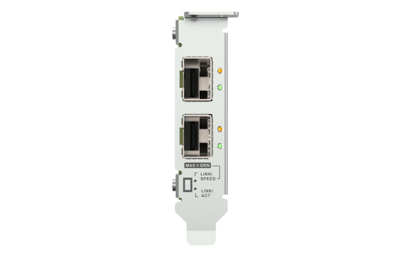 QNAP QXG-25G2SF-E810 Netzwerkkarte Eingebaut Faser 25000 Mbit/s