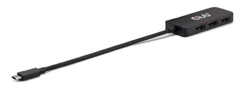 CLUB3D USB-C® to Triple DisplayPort™ MST Hub 4K60Hz