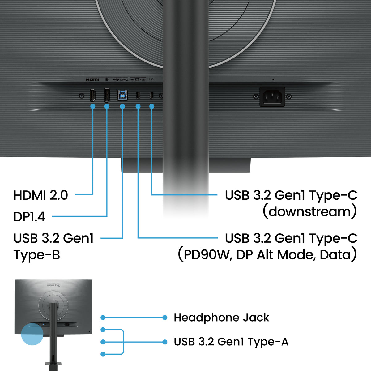 BenQ RD280UA Computerbildschirm 71,6 cm (28.2") 3840 x 2560 Pixel 4K Ultra HD Schwarz