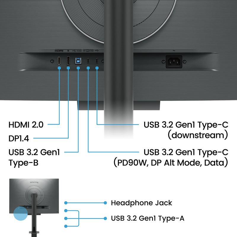 BenQ RD280UA Computerbildschirm 71,6 cm (28.2") 3840 x 2560 Pixel 4K Ultra HD Schwarz