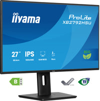 iiyama ProLite XB2792HSU-B1 A Computerbildschirm 68,6 cm (27") 1920 x 1080 Pixel Full HD LED Schwarz