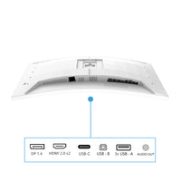 Philips 34M2C5601QA/00 Computerbildschirm 86,4 cm (34") 3440 x 1440 Pixel Weiß