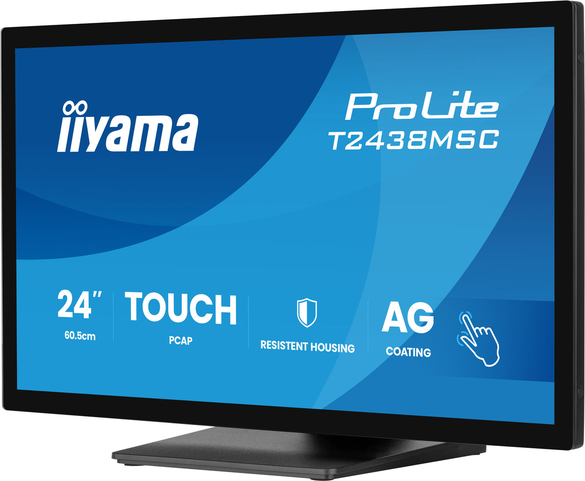 iiyama ProLite T2438MSC-B2 Computerbildschirm 60,5 cm (23.8") 1920 x 1080 Pixel Full HD LED Touchscreen Schwarz