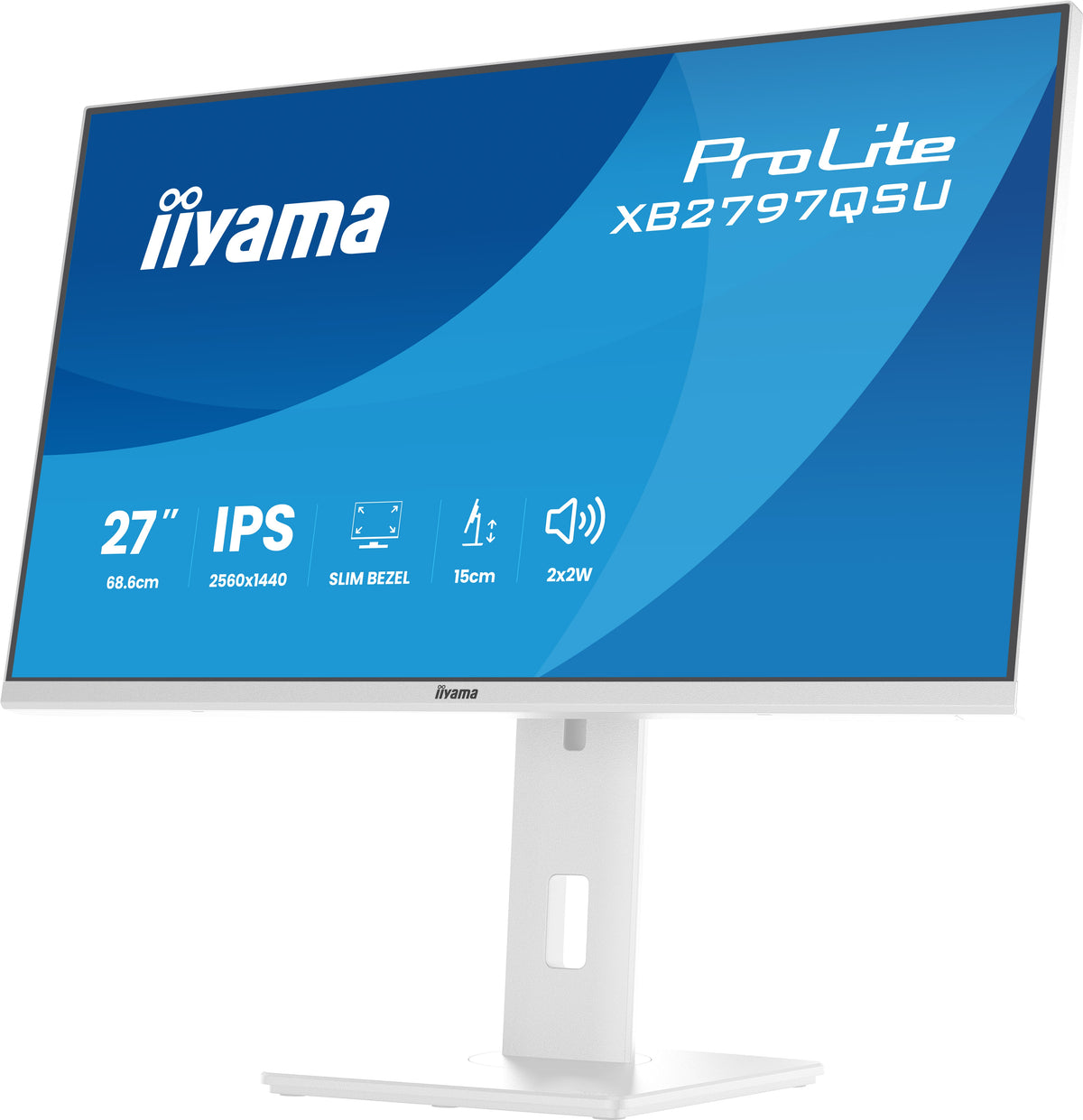 iiyama ProLite XB2797QSU-W1 Computerbildschirm 68,6 cm (27") 2560 x 1440 Pixel Quad HD LED Weiß