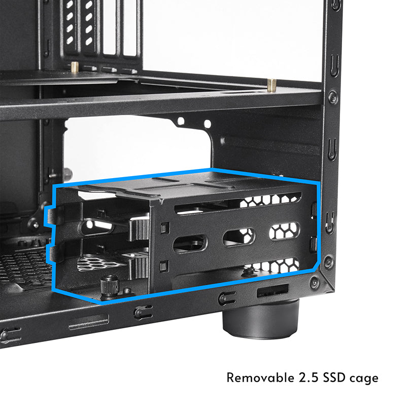 Chieftec The Cube CI-03B-OP mATX-Cube-Gehäuse