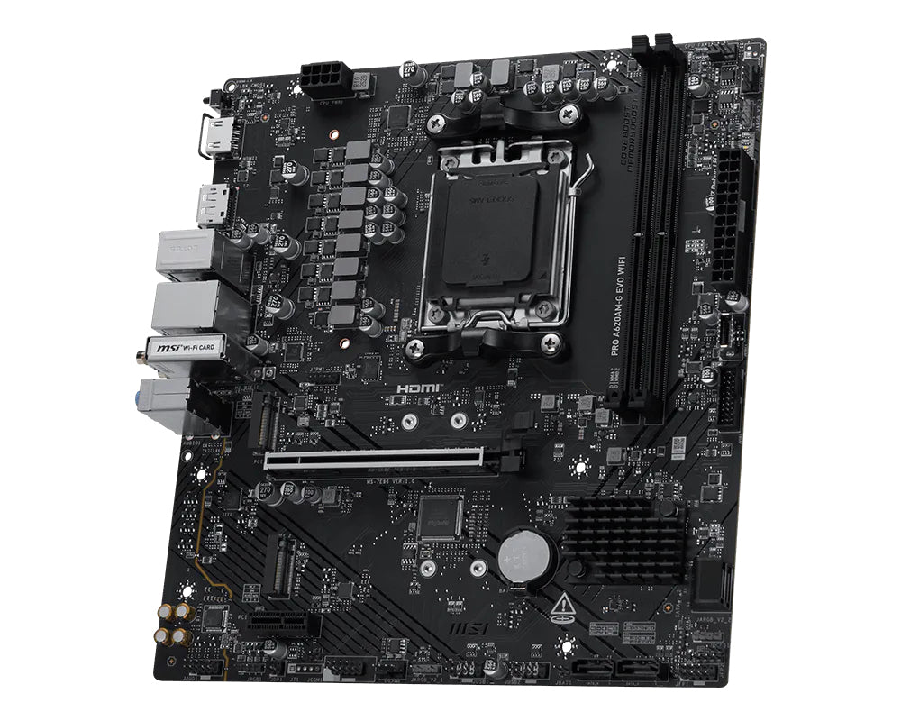 MSI Pro A620AM-G EVO WIFI AMD A620A Sockel AM5 micro ATX