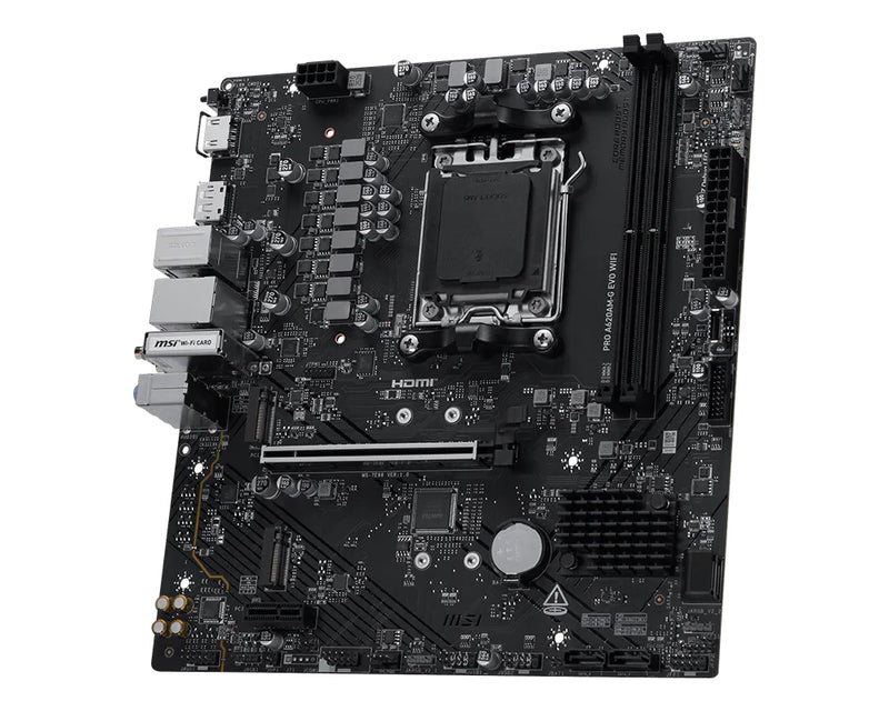 MSI Pro A620AM-G EVO WIFI AMD A620A Sockel AM5 micro ATX