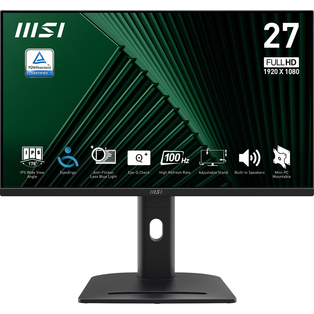 MSI PRO MP275PG Computerbildschirm 68,6 cm (27") 1920 x 1080 Pixel Full HD LCD Schwarz