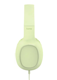 Hama Fun C Kopfhörer Kabelgebunden Kopfband Anrufe/Musik USB Typ-C Grün