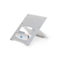 R-Go Tools Laptopständer R-Go Riser Flexible, ergonomisch faltbarer und einstellbarer Laptopständer, Silber