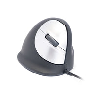 R-Go Tools Souris ergonomique R-Go HE Break avec logiciel de pause, grande (longueur de la main ≥ 185 mm), pour droitiers, filaire, noire