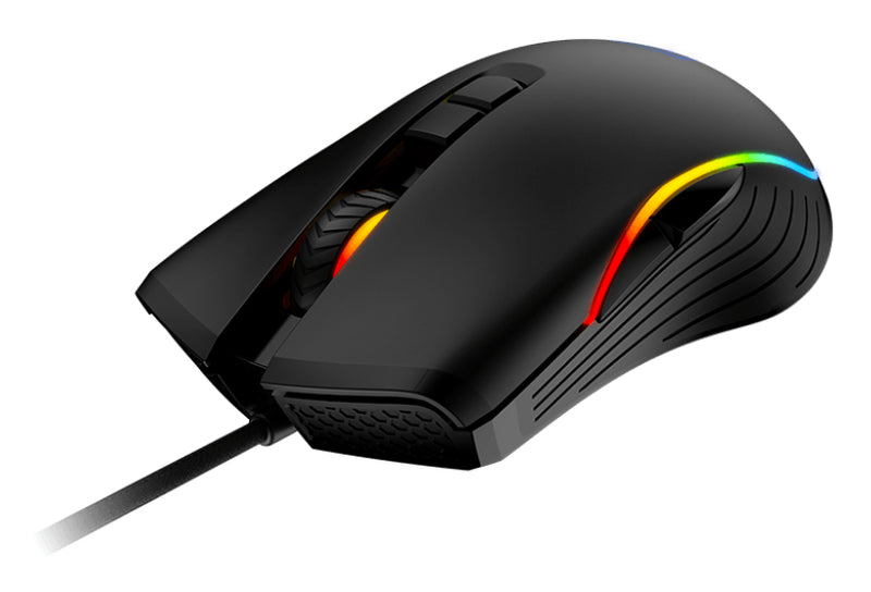 MSI FORGE GM300 Maus Gaming Beidhändig USB Typ-A Optisch 7200 DPI