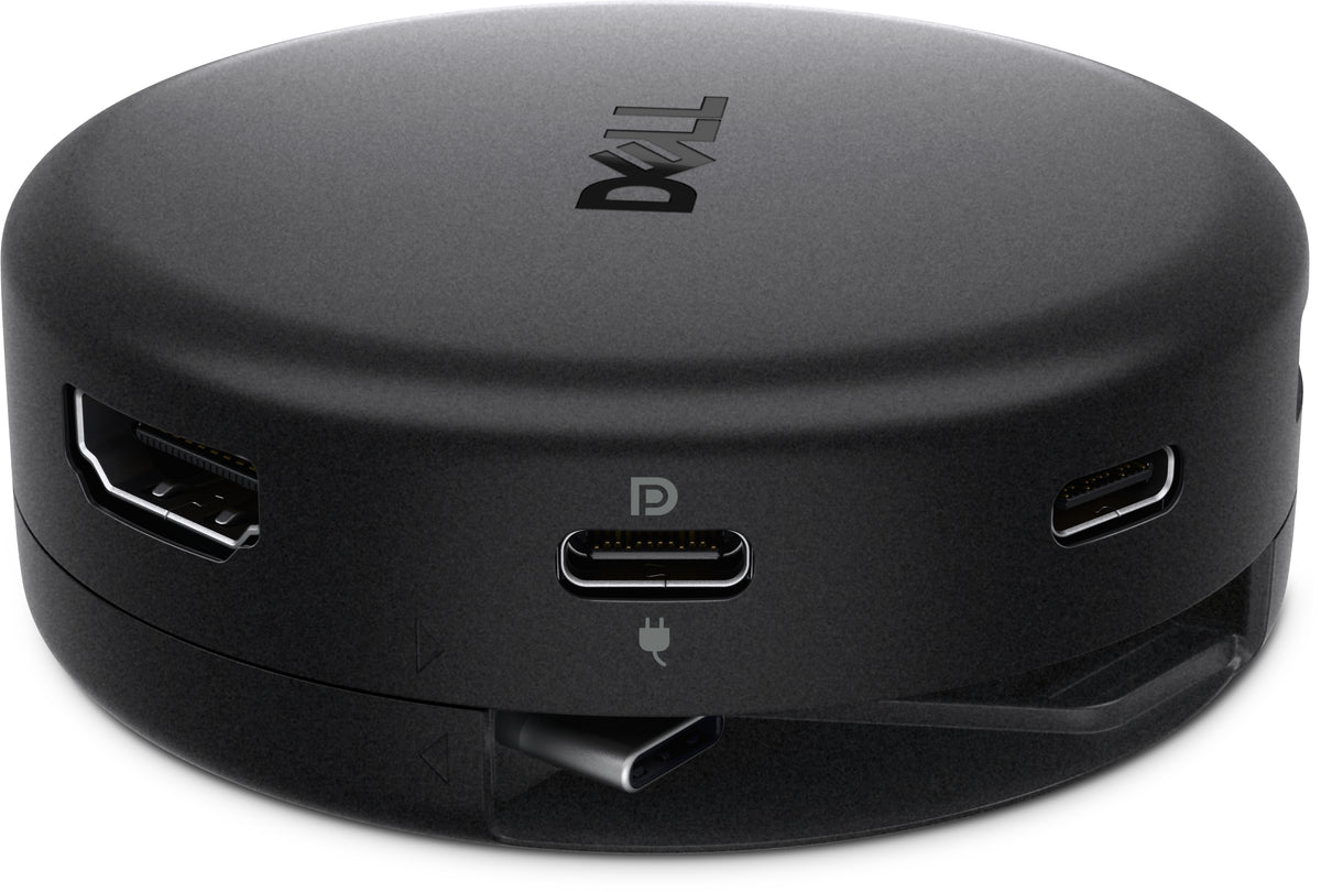 DELL DA326 Kabelgebunden USB 3.2 Gen 1 (3.1 Gen 1) Type-C Schwarz