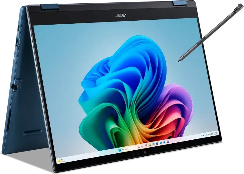 Acer Swift 14 AI SFSP14-Q51T-X4K2 Snapdragon Hybrid (2-in-1) 35,6 cm (14") Touchscreen WUXGA 16 GB LPDDR5x-SDRAM 512 GB SSD Wi-Fi 7 (802.11be) Windows 11 Home Blau QWERTZ Deutsch