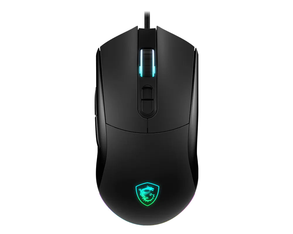 MSI FORGE GM320 Maus Gaming Beidhändig USB Typ-A Optisch 12800 DPI