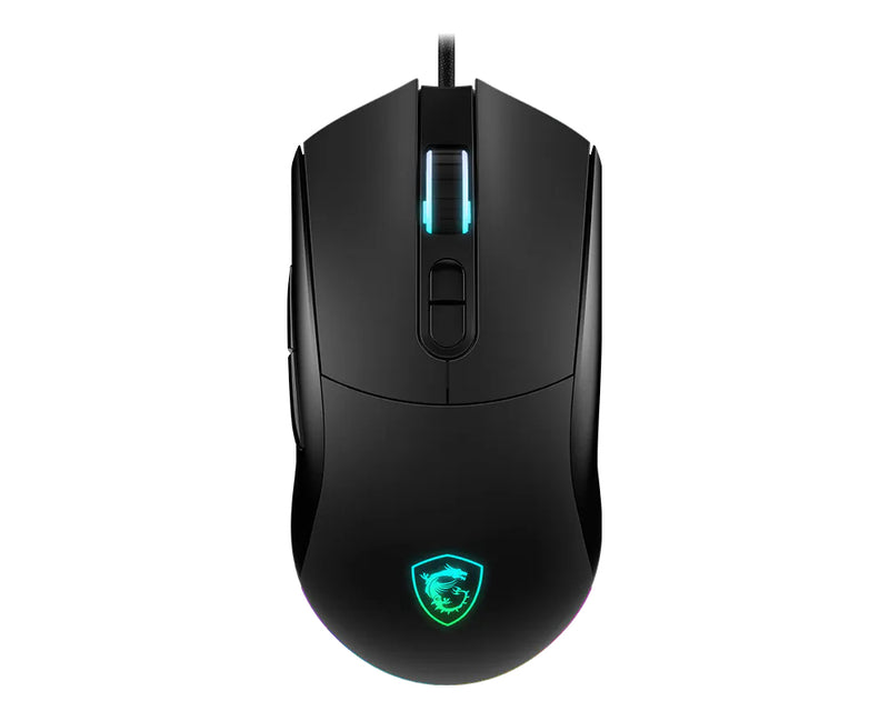 MSI FORGE GM320 Maus Gaming Beidhändig USB Typ-A Optisch 12800 DPI