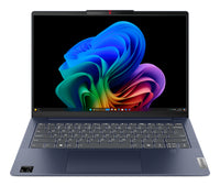 Lenovo IdeaPad Slim 5 14Q8X9 Copilot+ PC Snapdragon X1-26-100 Laptop 35,6 cm (14") WUXGA 16 GB LPDDR5x-SDRAM 512 GB SSD Wi-Fi 7 (802.11be) Windows 11 Home Deutsch Blau