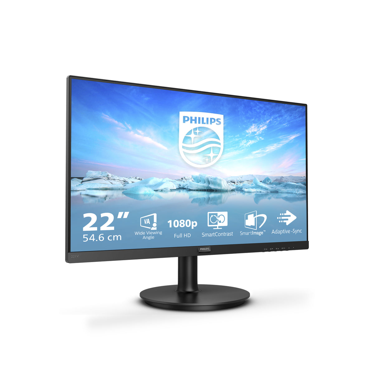 Philips V Line 221V8A/00 Computerbildschirm 54,6 cm (21.5") 1920 x 1080 Pixel Full HD LED Schwarz