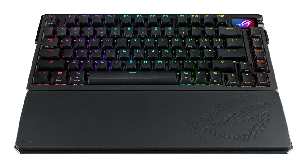 ASUS ROG Azoth Extreme Tastatur Gaming USB + RF Wireless + Bluetooth QWERTZ Französisch Schwarz