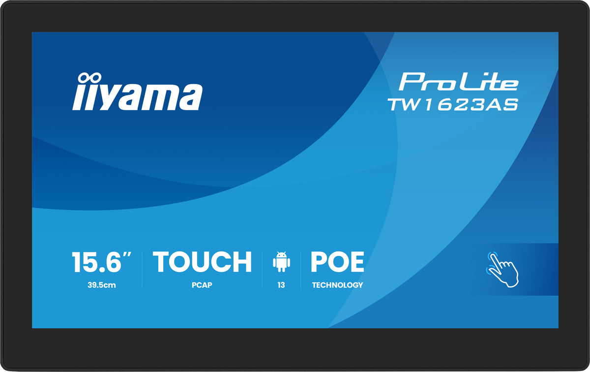 iiyama TW1623AS-B3P Computerbildschirm 39,6 cm (15.6") 1920 x 1080 Pixel Full HD LED Touchscreen Schwarz